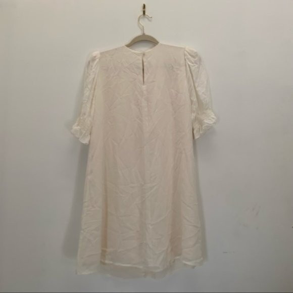 NWT Reformation Conrad Ivory Shift Dress - Picture 6 of 9